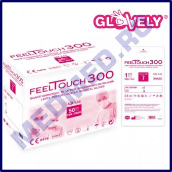FEELTOUCH 300 PF Mănuși chirurgicale din latex,  AQL=0.65