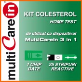 TESTE COLESTEROL - 25 TESTE - compatibile MULTICARE IN