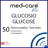 TESTE GLICEMIE - 50 TESTE - compatibile glucometrul MED-CARE
